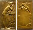 Kunstmedaillen Bronzeplakette Dupuis, Daniel -