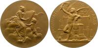 Numismatik Bronzemedaille Münztechnik -