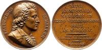 Personenmedaillen Bronzemedaille Schiller, Friedrich von *1759 Marbach / Württemberg, +1805 Weimar, deutscher Dichter. -