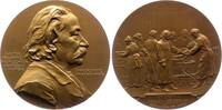 Medicina in nummis Bronzemedaille Weinlechner, Dr. Josef *1829, +1906, österreichischer Chirurg, Professor in Wien. -