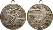 Silbermedaille 1906 Bayern-München, Stadt  Winz. Kratzer, vorzüglich