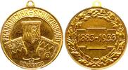 Nürnberg-Stadt Vergoldete Bronzemedaille -