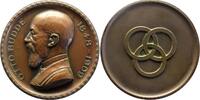 Personenmedaillen Medaille Budde, Otto *1848 Bensberg, +1909 Essen, Direktor bei Krupp, Maschinenbauingenieur und Industriemanager. -