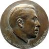 Personenmedaillen einseitige Bronzegussmedaille Rossius, Hans Joachim. -