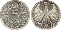 Münzen der Bundesrepublik Deutschland 5 Mark 1965 D Fast Stempelglanz 25,00 EUR  + 9,90 EUR frais d'envoi