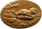 Kunstmedaillen Bronzegussmedaille Steidle, Alfred -