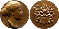 Personenmedaillen Bronzegussmedaille Pfordten, Elisabeth von der *1903 München, +1954 Bitburg, Tochter von Theodor von der Pfordten. -
