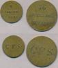 Faeroe Islands Private coins from C.F.Siemsen value 4 and 16 skilling -