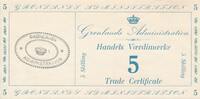 Greenland 5 Skilling Trade Certificate, 5 Skilling, -