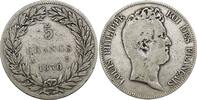 France 5 Francs Louis-Philippe Tranche relief -