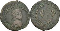 France Double Tournois Louis XIII -
