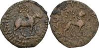 Indo-Scythe Drachme de bronze Azès -