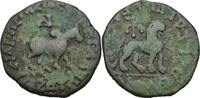 Indo-Scythe Drachme de bronze Azès -