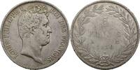 France 5 Francs Louis-Philippe I Tranche en creux -
