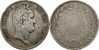 France 5 Francs Louis-Philippe I Tranche en Creux -
