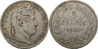 France 5 Francs Louis-Philippe I Tranche en Relief -