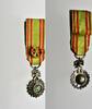 Tunisie Medaille Officier Miniature Nichan Iftikhar Medaille ordre décoration -