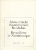 PERIODICALS - SCHWEIZERISCHE NUMISMATISCHE RUNDSCHAU - REVUE SUISSE DE NUMISMATIQUE 52, 1973 -