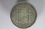 Spain 5 Pesetas Spain 5 Pesetas 1871 -