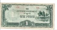 Oceania/Japanese Government 1 pound ND (1942) - P4a -