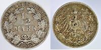 Germany 1/2 Mark 1906 KM# 17 -