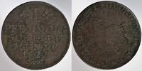Braunschweig-Wolfenbüttel 1 Pfennig 1822 Karl 1815-1830 -