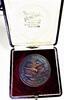 Spain medal 'Sociedad Colombofila de Barcelona.' by Vallmitjana. - With box -
