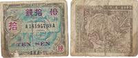 Japan 10 sen 1945 Japan 10 sen Allied Military Money. B F+ 5,00 EUR  + 20,00 EUR frais d'envoi