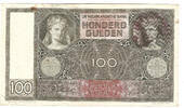 Netherlands 100 Gulden Luitspelende vrouw -