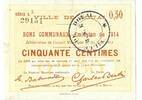 France 50 Centimes Ville de Douai -