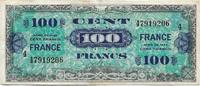 France AMC - 100 Francs 1944 P#123c -