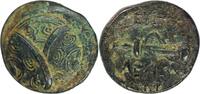 Karia, Mylasa AE17 Three Macedonian shields overlapping -