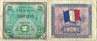 France AMC - 2 Francs 1944 P#114 BLOCK 2 -