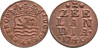 The Netherlands Duit Zeeland 1740 -