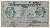 The Netherlands 5 gulden 1944 zilverbon PMG 64 EPQ -