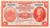 The Netherlands East Indies 50 cent SPECIMEN 1943 Netherlands Indies PMG 66 EPQ -