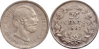The Netherlands 25 cent 1887 1887 Willem III Pr+ vz+ 1475,00 EUR  + 15,00 EUR frais d'envoi