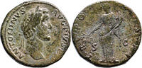 AE Sestertius 139 AD Rome Roman Empire Antoninus Pius (138-161) ss