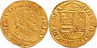 Belgium 1/2   Philips II Brabant Antwerpen z.j. (1560-1573) gouden reaal 1560-1573 Antwerpen vz