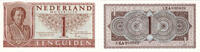 The Netherlands 1 gulden 1949 PMG 65 EPQ Specimen perforatie -