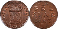 Duit 1783 The Netherlands Gelderland 1783 PCGS MS 63 BN unz