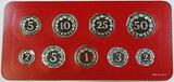 European Coins  1978 Republic of Malta Proof Set, 9 Gem Coins, Made by the Franklin Mint W/ COA