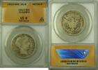 USA Half Dollar Barber 50c Coin ANACS VG-8 Details Cleaned (WW) -