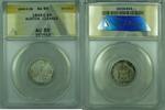 Weltmünzen Kreuzer 1849-C Austria 6k Silver Coin ANACS AU-55 Details Cleaned -