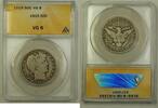 USA Half Dollar Barber Silver 50c Coin ANACS VG-8 (A) -