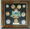 European Coins San Marino Mixed Date 9 Coin Set BU in Frame -