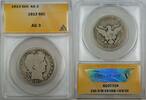 USA Half Dollar Barber Silver ANACS AG-3, Better Coin -