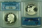 USA Dollar 1973-S Silver Proof Ike Eisenhower $1 ANACS PF-67DCAM -