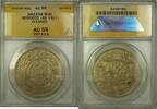 Weltmünzen 1 Rial AH1336 Morocco Coin (AD 1917) ANACS AU 55 Cleaned Details -
