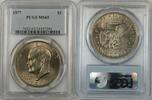 USA $1 Coin Eisenhower Ike Dollar PCGS MS65 (BR-37 G) -